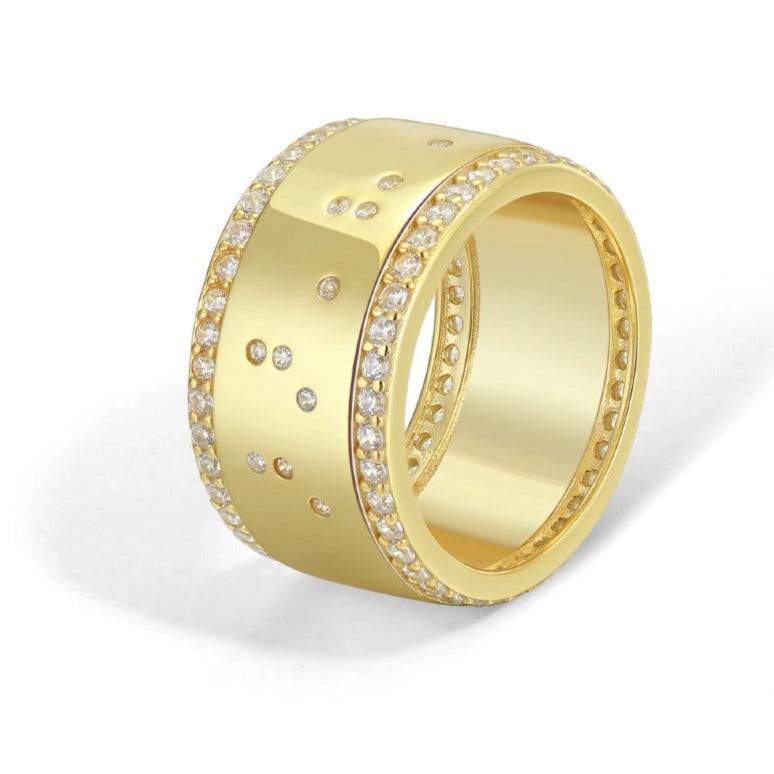Touchstone Badass Gold Wide Band