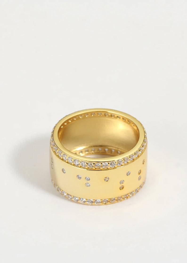 Touchstone Badass Gold Wide Band