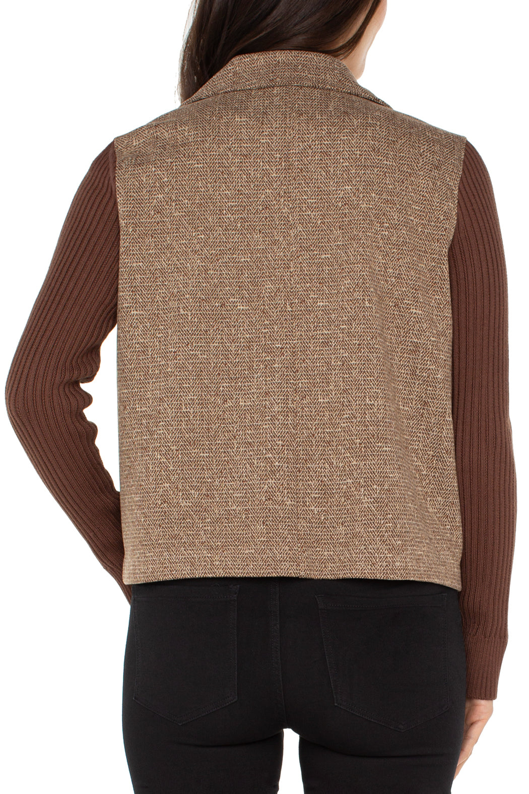 Brown/Carmel Harringbone