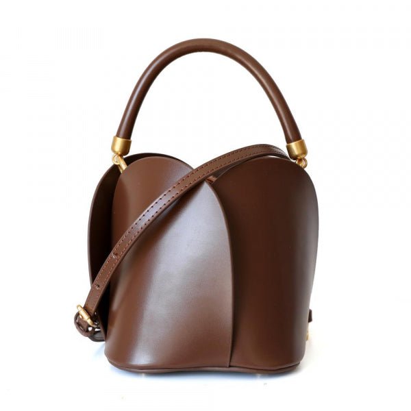 Tulip Leather Bucket Yayas Luxe Handbags Handbags Wallets & Cases