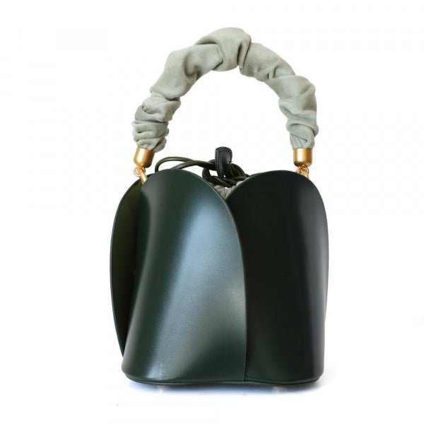 Tulip Leather Bucket Yayas Luxe Handbags Handbags Wallets & Cases