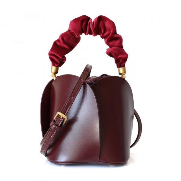 Tulip Leather Bucket Yayas Luxe Handbags Handbags Wallets & Cases