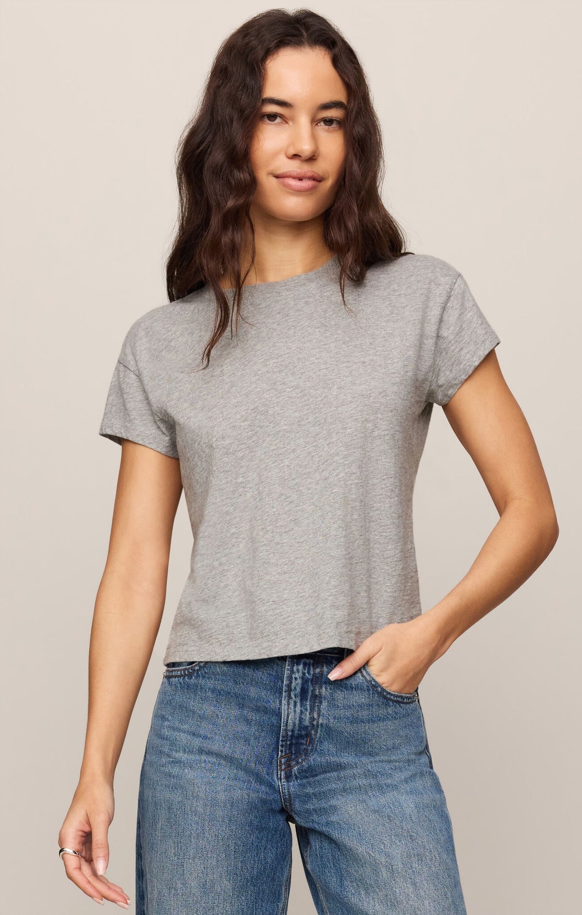 Z Supply | Modern Slub Tee - Heather Grey | Sweetest Stitch Boutique