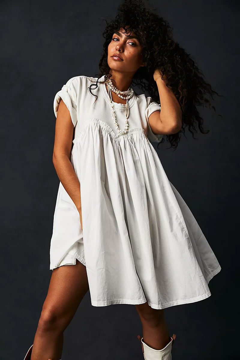 Free People Catalina Mini Dress Ivory / S Free People Catalina Mini Dress Ivory / S