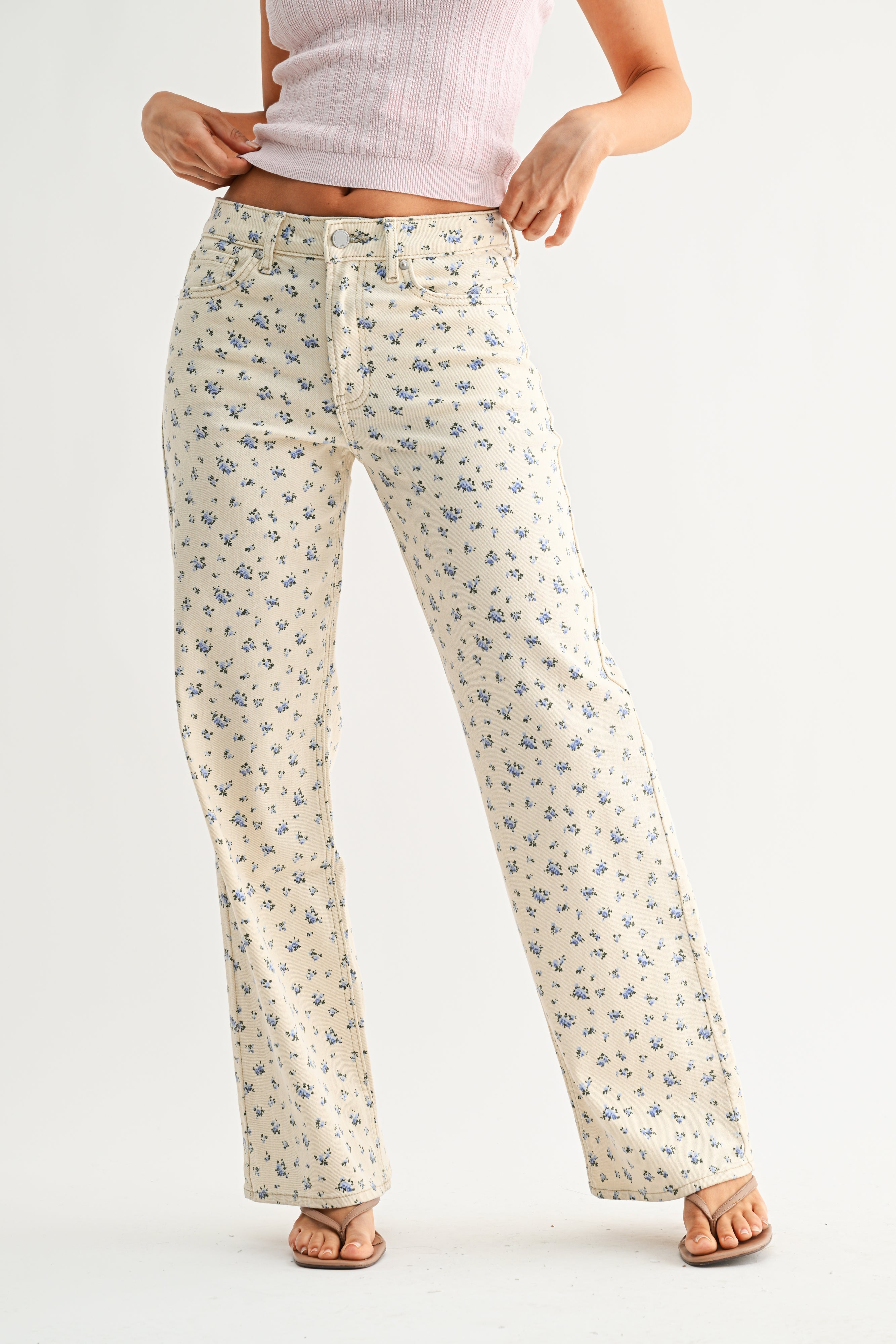 Just Black Denim | Stay Wild Floral Jeans | Sweetest Stitch Boutique