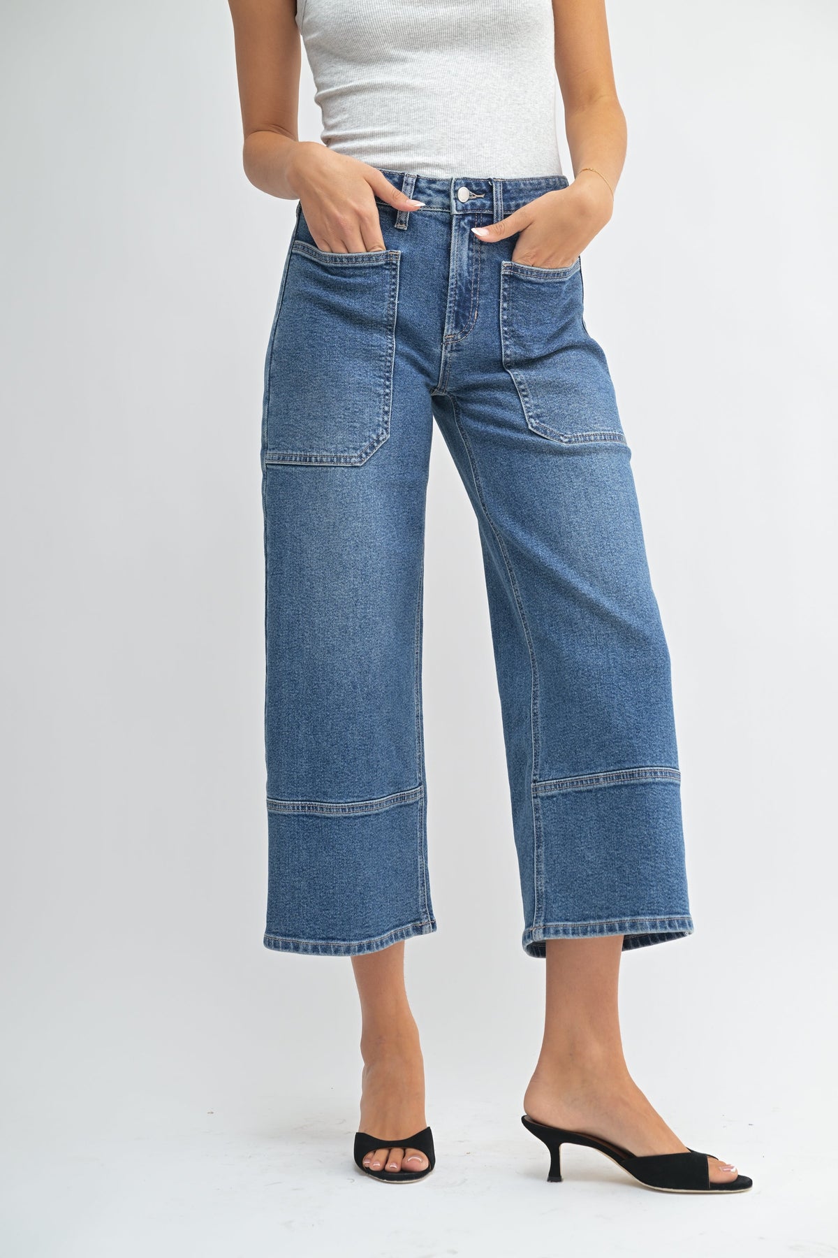 Just Black Denim | Brooke Wide Leg Jeans | Sweetest Stitch Boutique