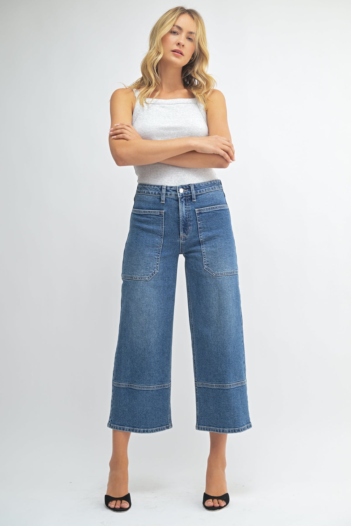 Just Black Denim | Brooke Wide Leg Jeans | Sweetest Stitch Boutique