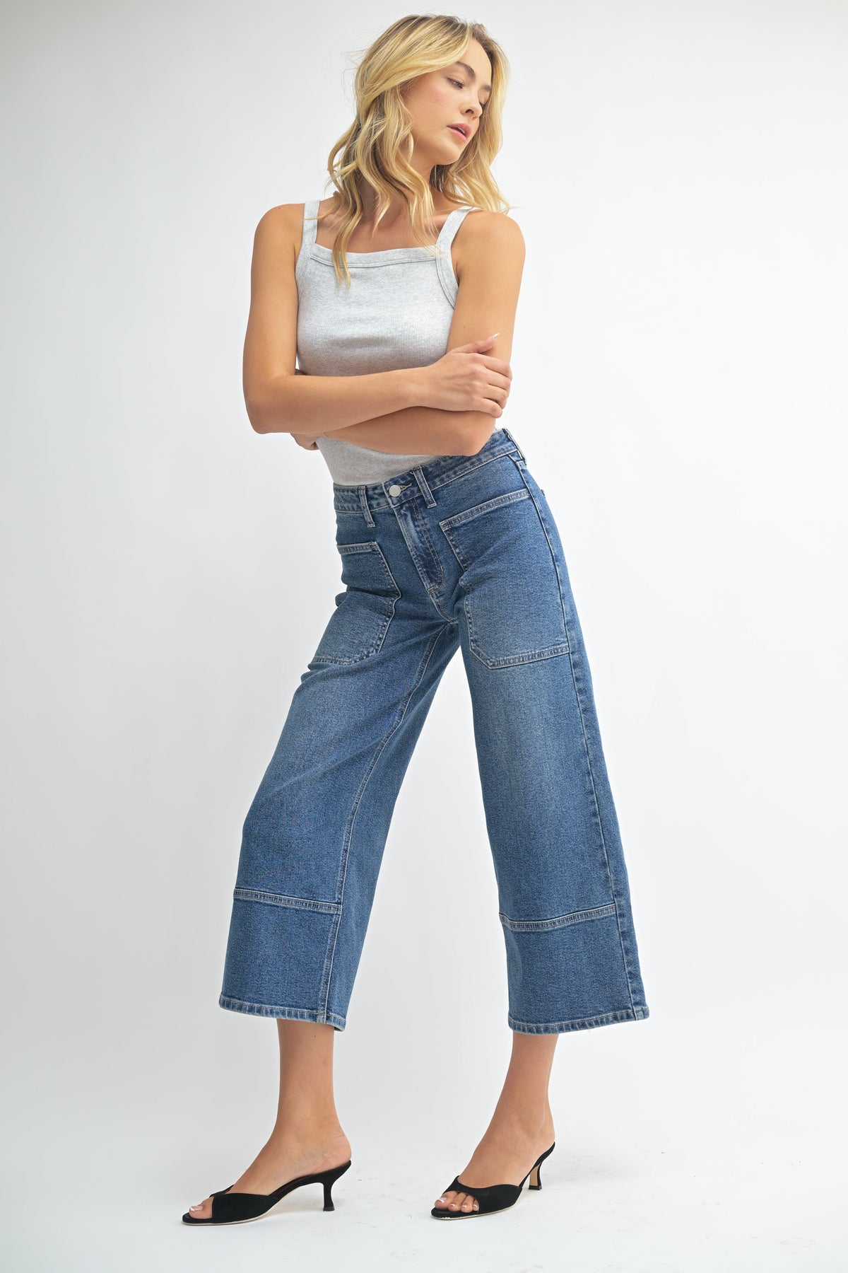Just Black Denim | Brooke Wide Leg Jeans | Sweetest Stitch Boutique