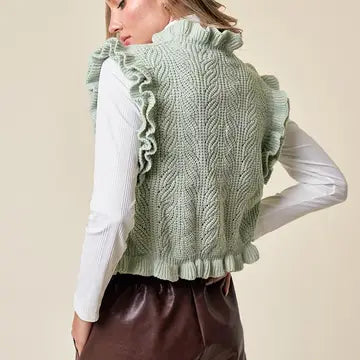 Women's Sage Elliana's Ruffled Vest