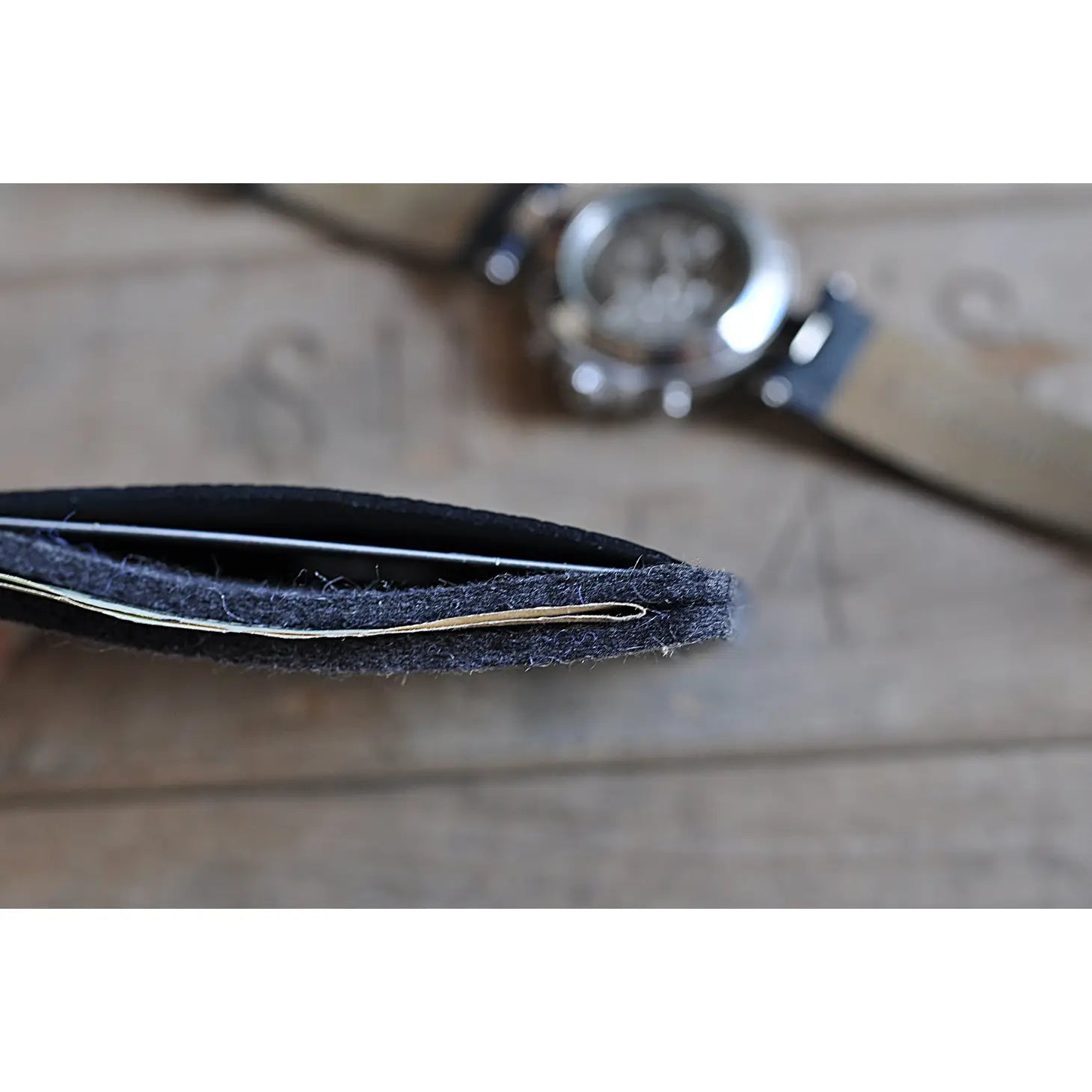 Kiko Leather Black Combo Card Case #142 - Athena's Fashion Boutique