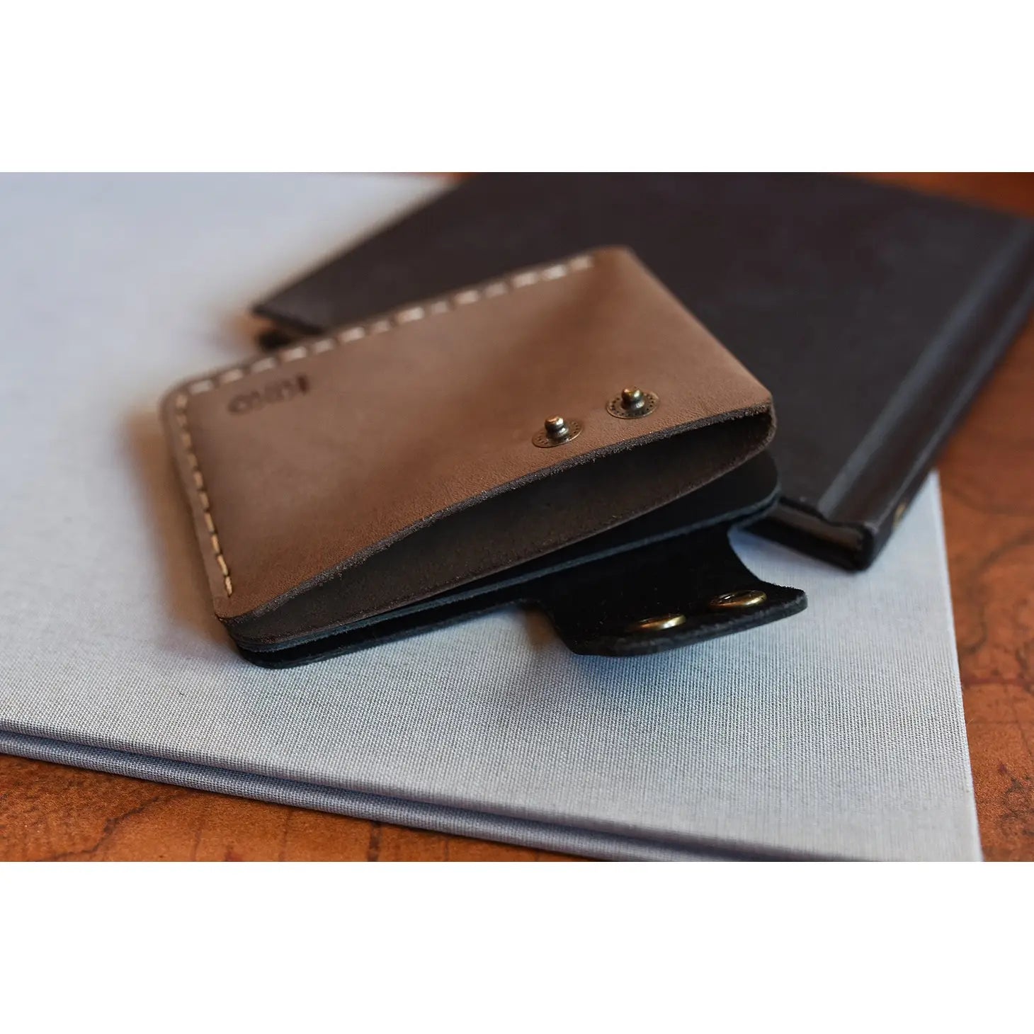 Kiko Leather Brown Card Wallet #160