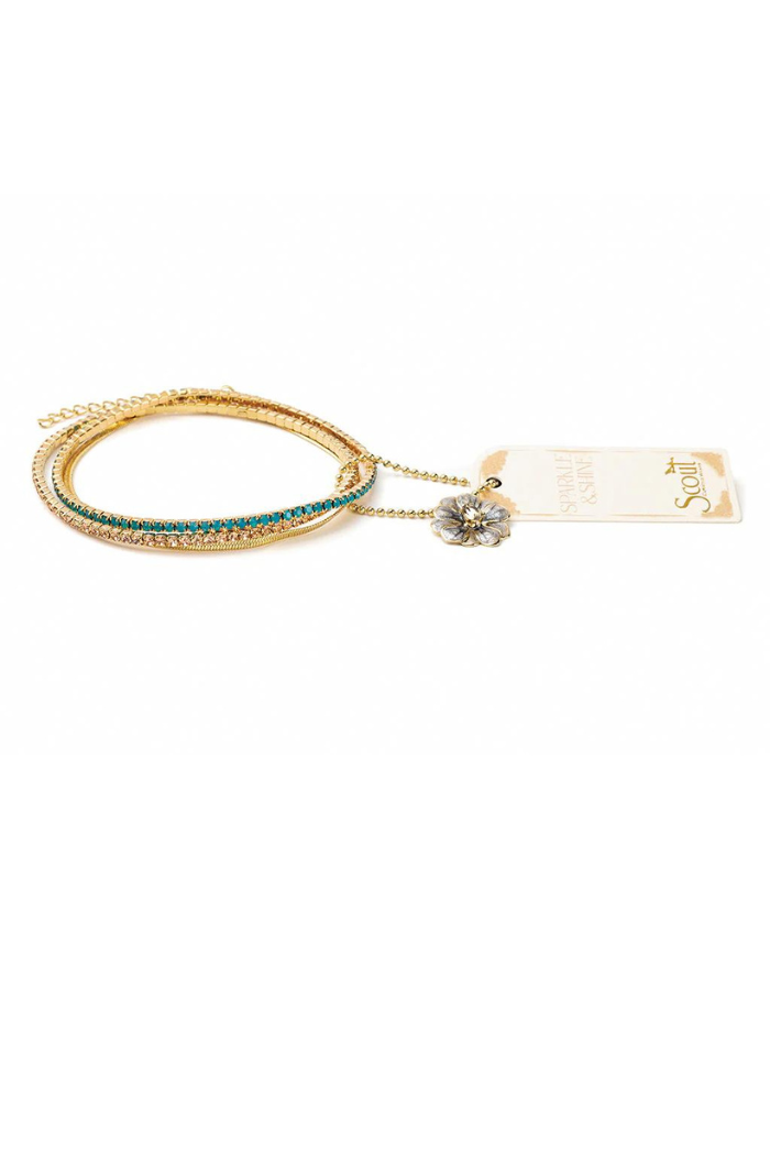 Caribbean Blue Opal/Gold Main