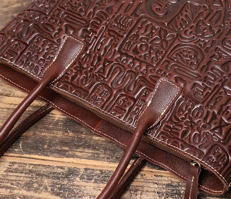 Classic Black Leather Tote | Black Leather Tote | Y by Yaya