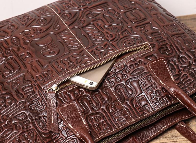 Classic Black Leather Tote | Black Leather Tote | Y by Yaya