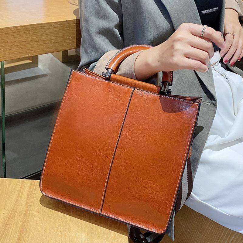 Baby Leather Briefcase | Baby Briefcase | Leather Bag | Y by Yaya