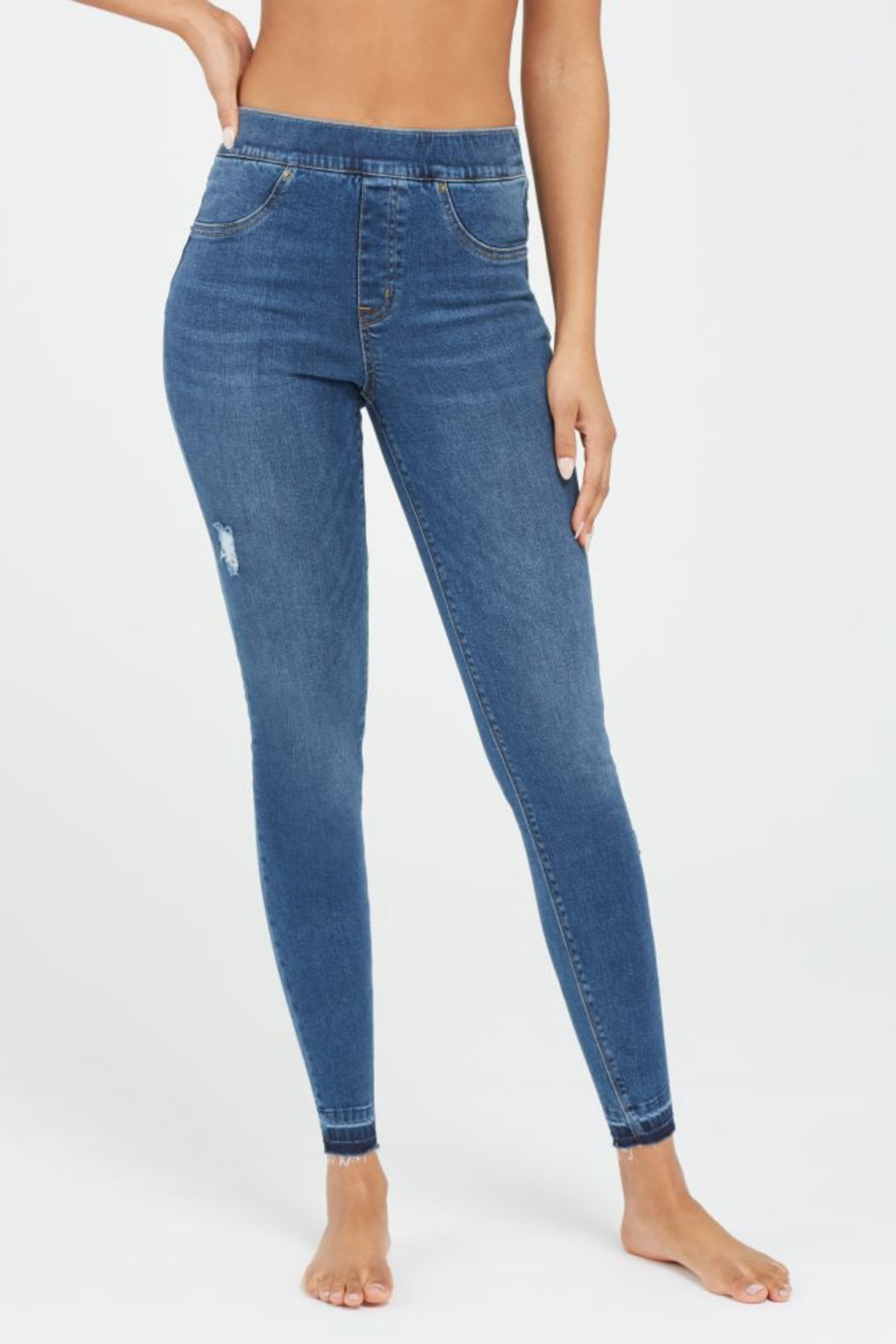 Distressed Medium Wash