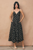 Dress Forum | Madelyn Polka Dot Midi Dress | Sweetest Stitch Boutique