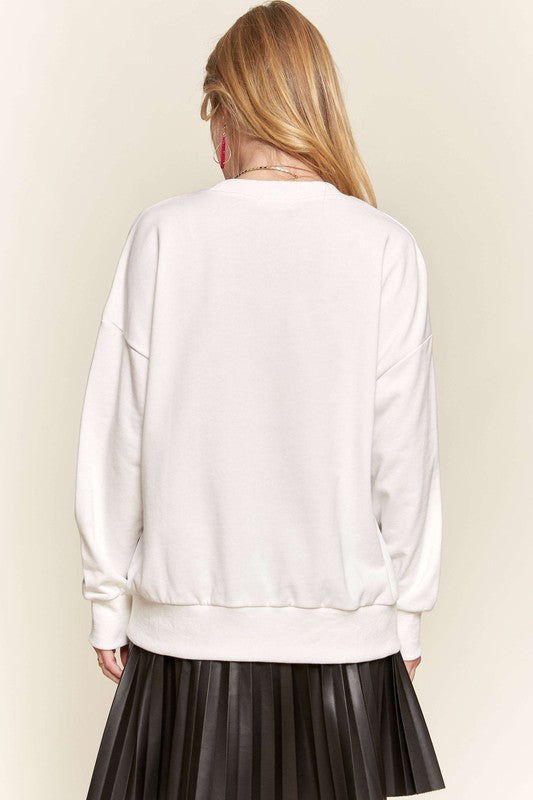 Western Glam Rhinestone Boot Sweatshirt - Yayas Glam & Gift Shop