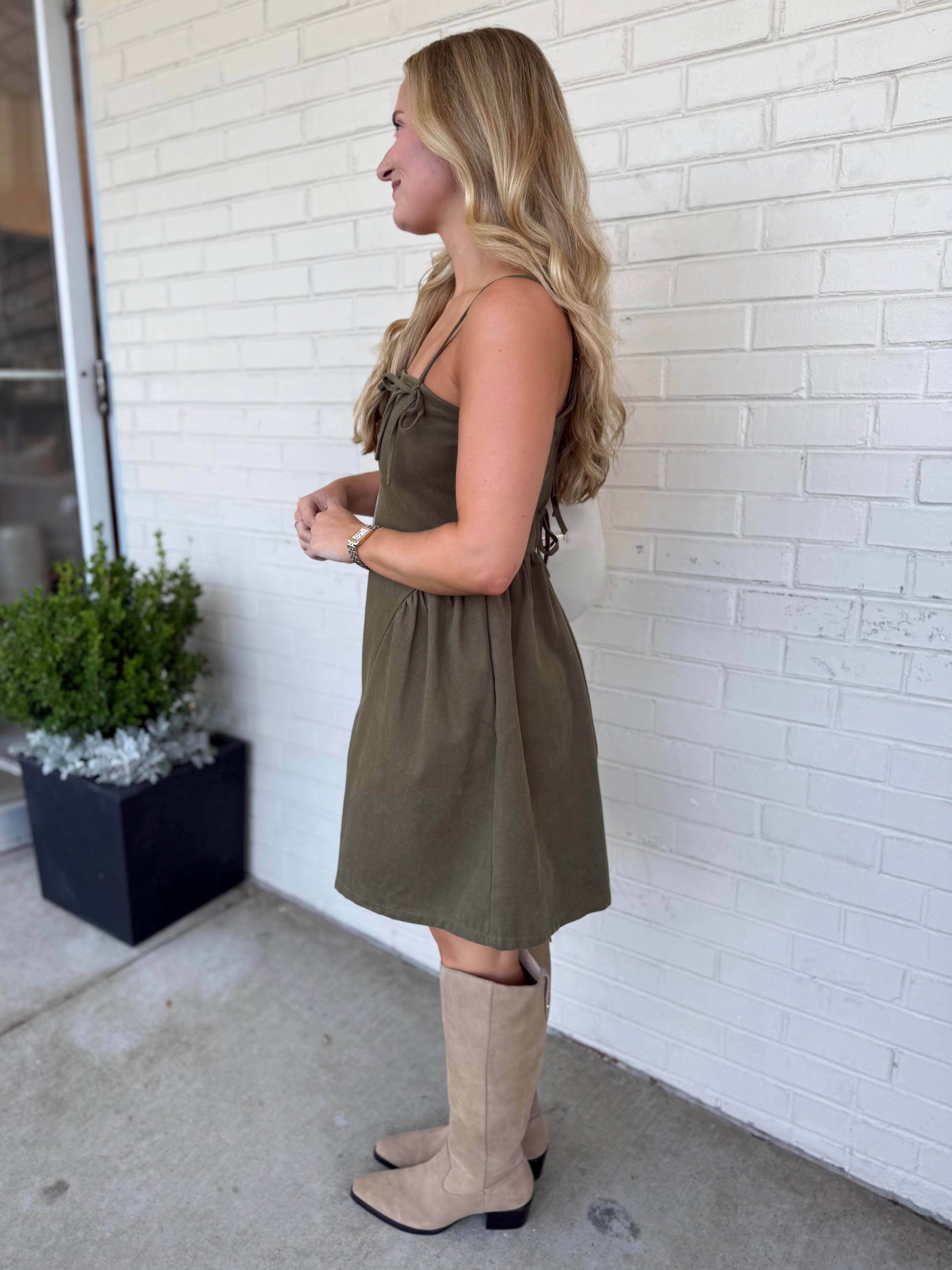 Aureum | Ophelia Bow Mini Dress | Sweetest Stitch Boutique