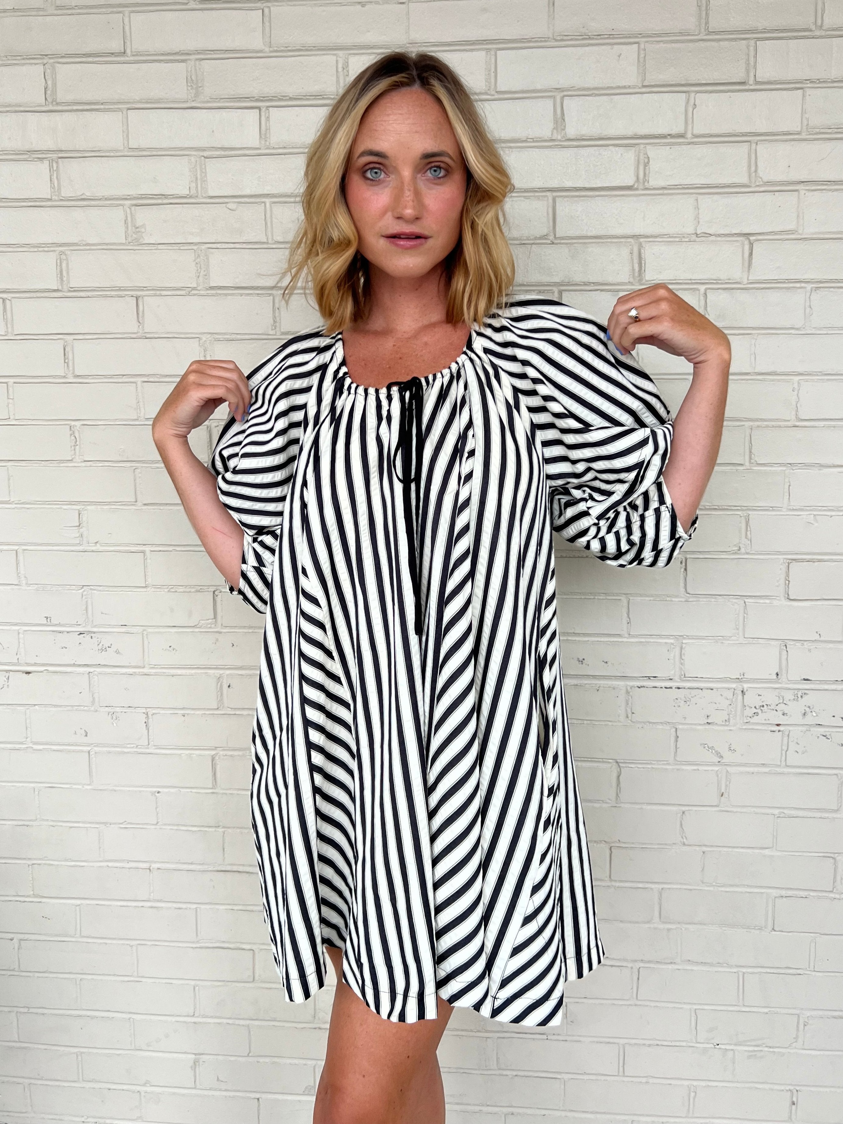 Entro | Falling Again Striped Dress | Sweetest Stitch Boutique