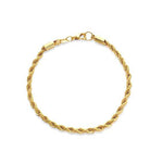 X Bracelet Rope Chain Gold-filled