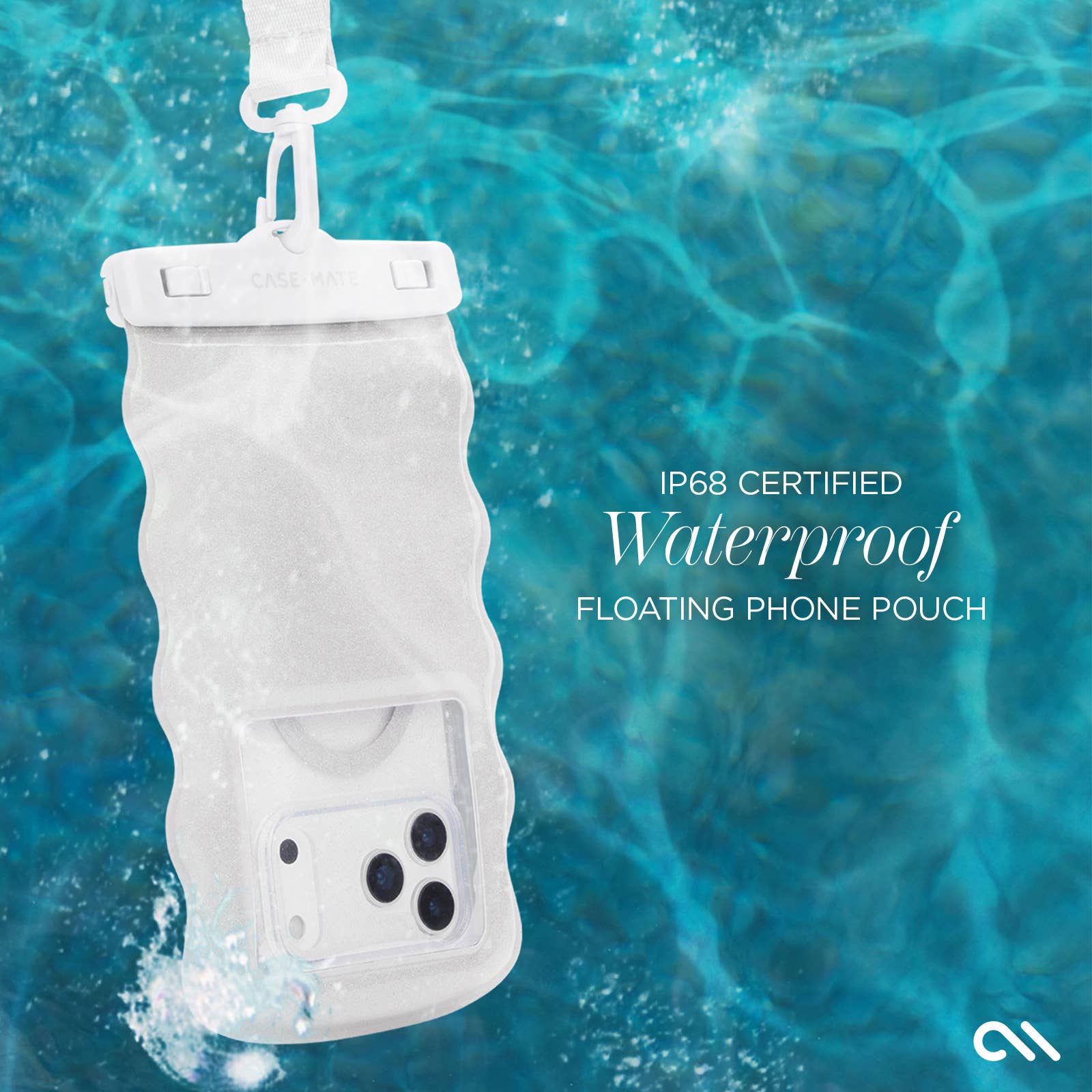 Case-Mate Wavy Waterproof Floating Phone Pouch Mist Twinkle Case-Mate Wavy Waterproof Floating Phone Pouch Mist Twinkle
