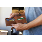 Kiko Leather Tan Buck Bifold #118