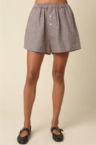 Olivaceous | Gabi Gingham Shorts | Sweetest Stitch Boutique RVA