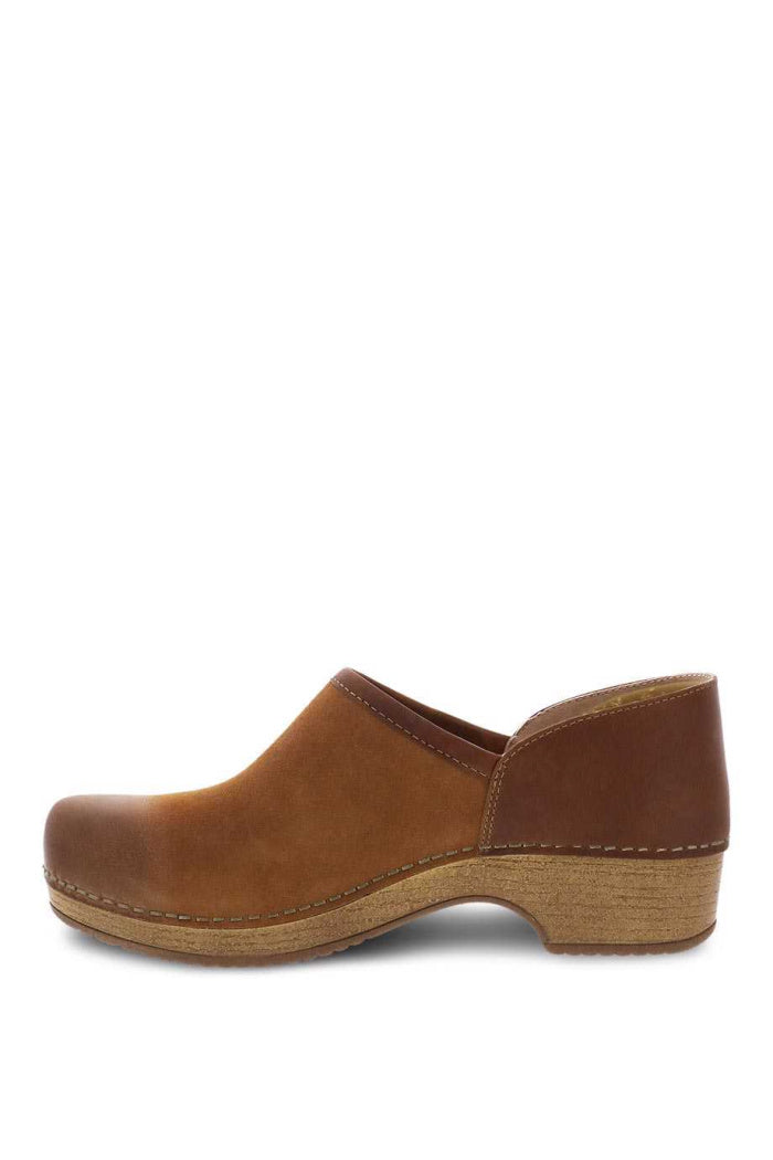 Tan Burnished Suede