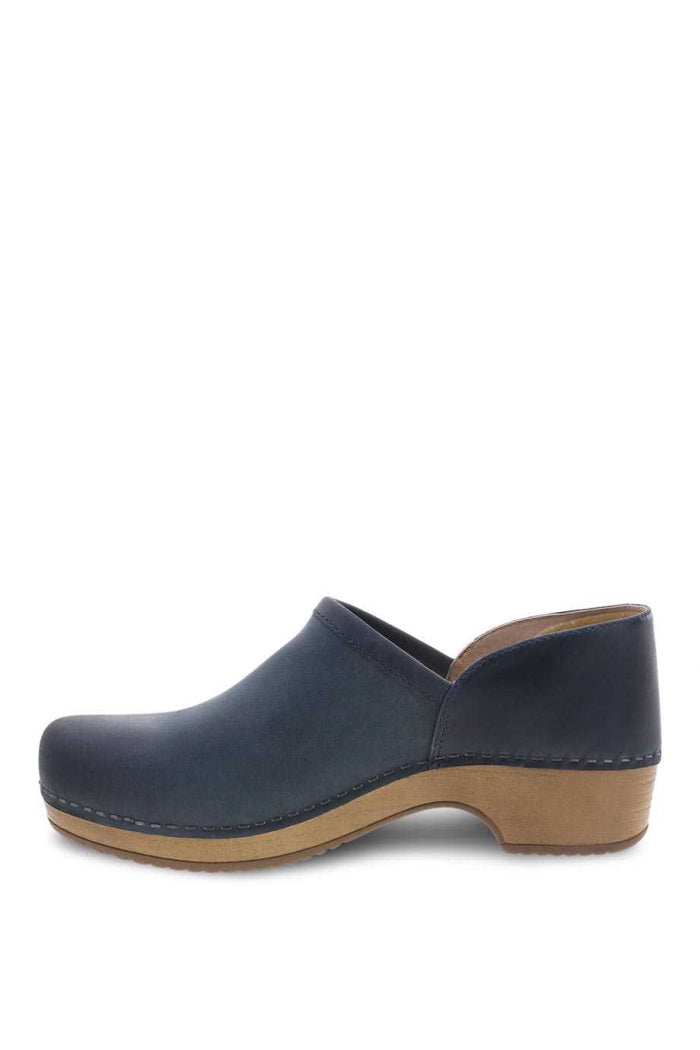 Navy Burnished Suede