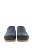 Navy Burnished Suede