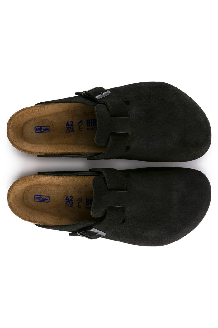 Birkenstock Boston Soft Footbed Suede Narrow/Medium Width – Shoptiques