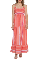 Coral Multi Stripe Main