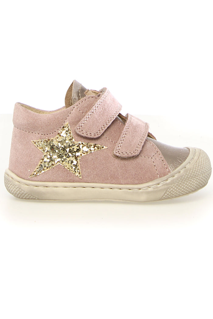 MET.PEBBLED/SUEDE/GLITTER CIPRIA-PLATINUM-1M19