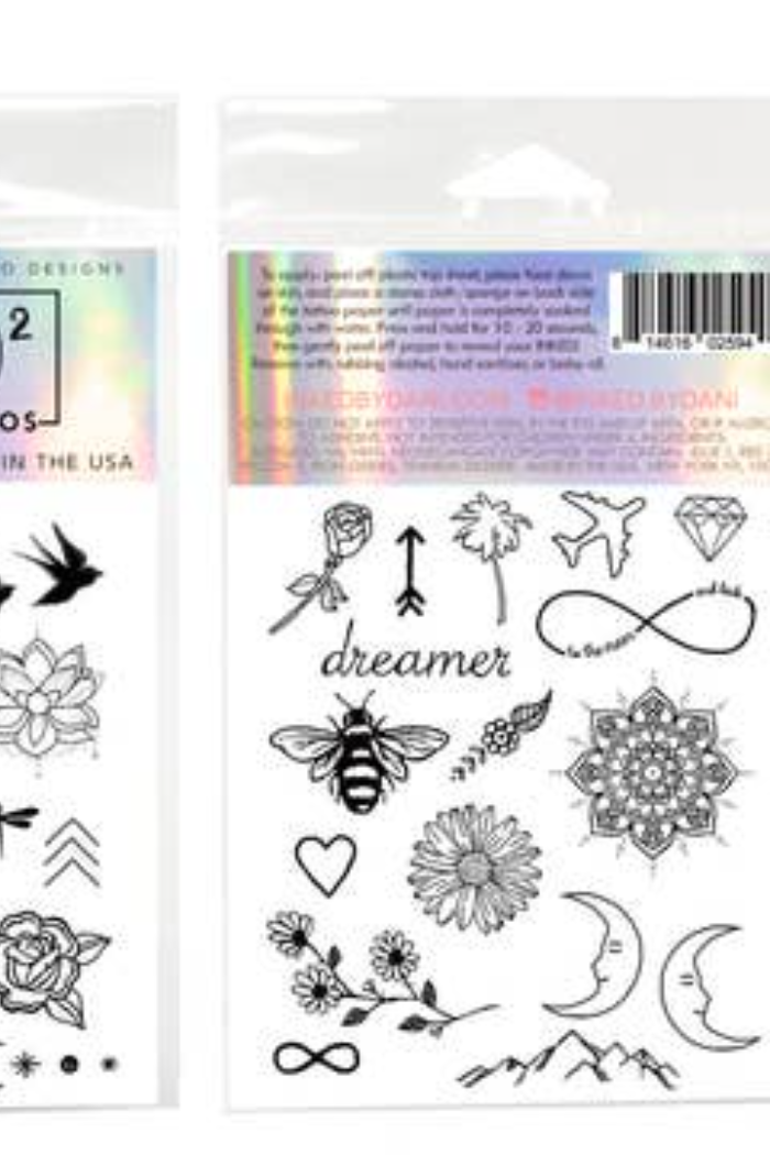 Adventurous Tattoo Sheet