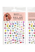 Color Nail Art Temporary Tattoo Pack Main