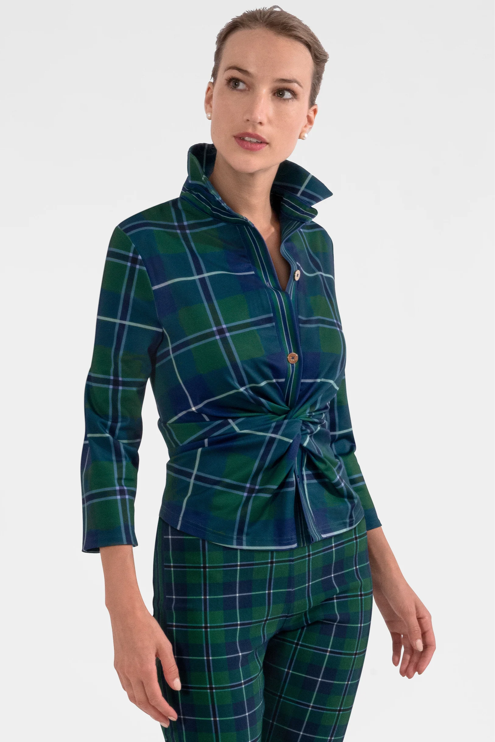 Melville Tartan Green Main