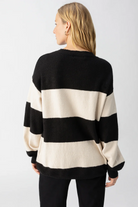 Toasted Almond/Black Stripe