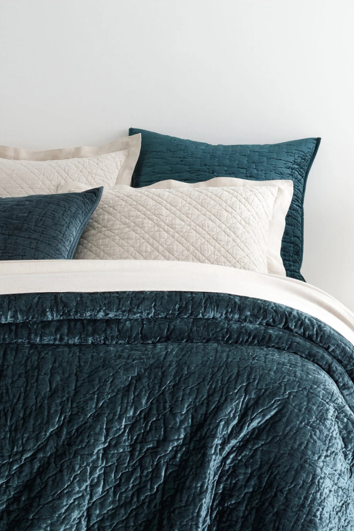 Pine Cone Hill Matte Velvet Quilted - Thumbnail 5