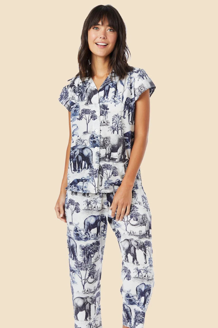 Blue Safari Toile Main