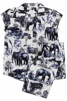 Blue Safari Toile