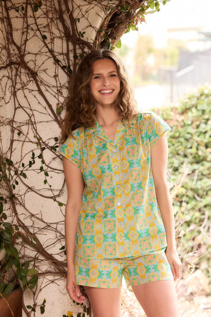 Green Moroccan Print Main