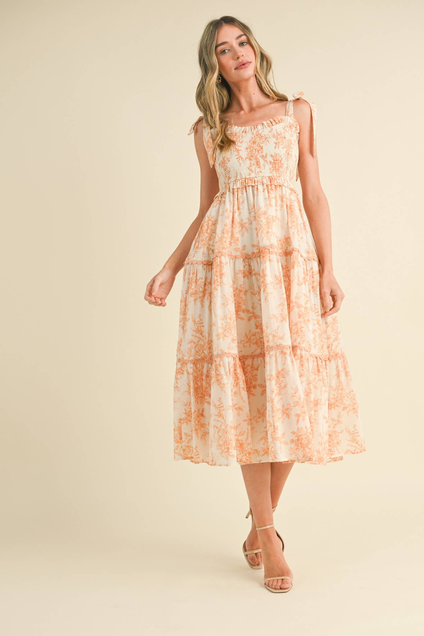 chinese dress ladies Malibu Sunset Lace A-Line Mini Dress Barbie Pink– Selfie Leslie main image 1