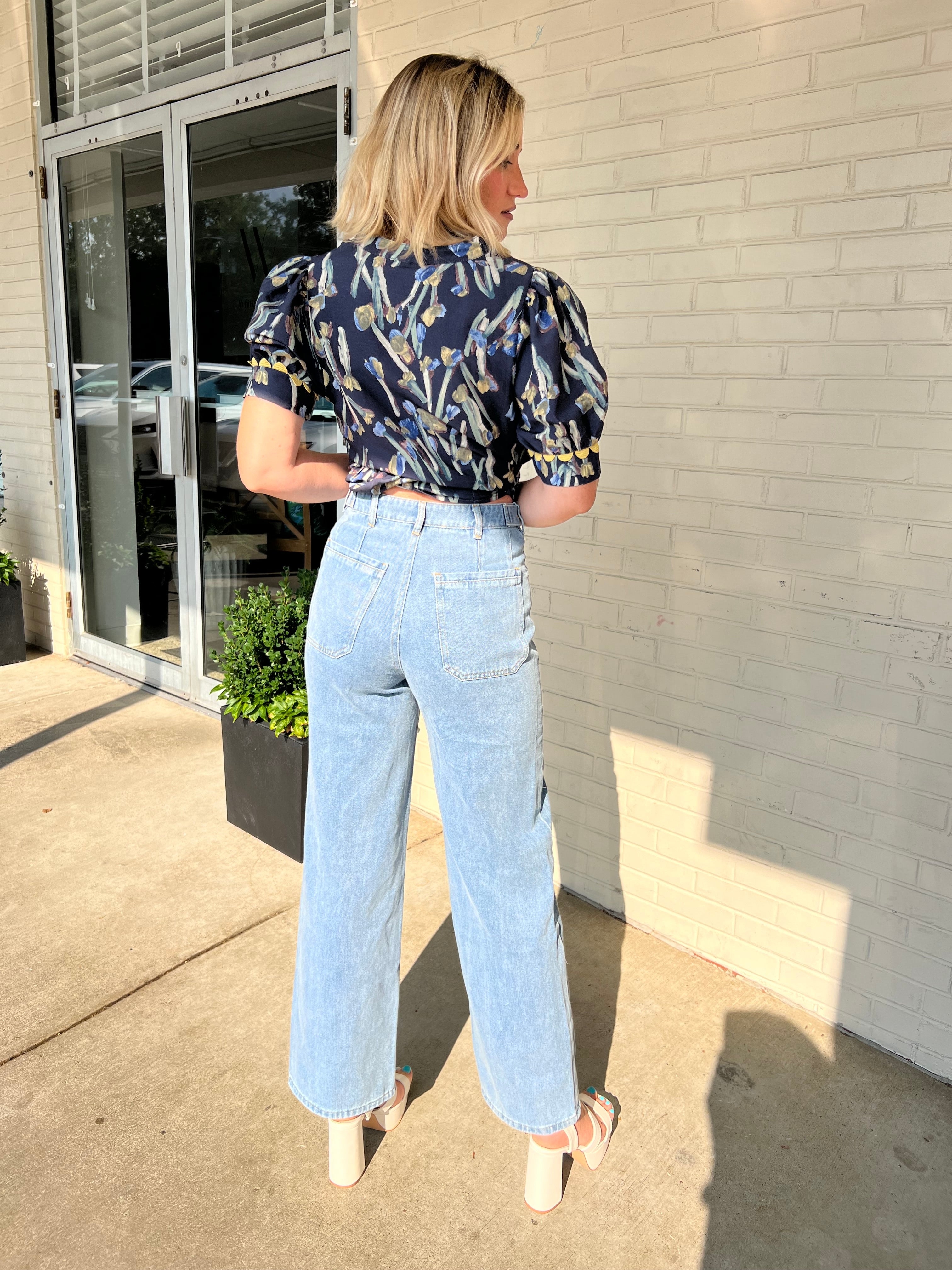 Entro | Notice Me High Waist Denim Pants | Sweetest Stitch