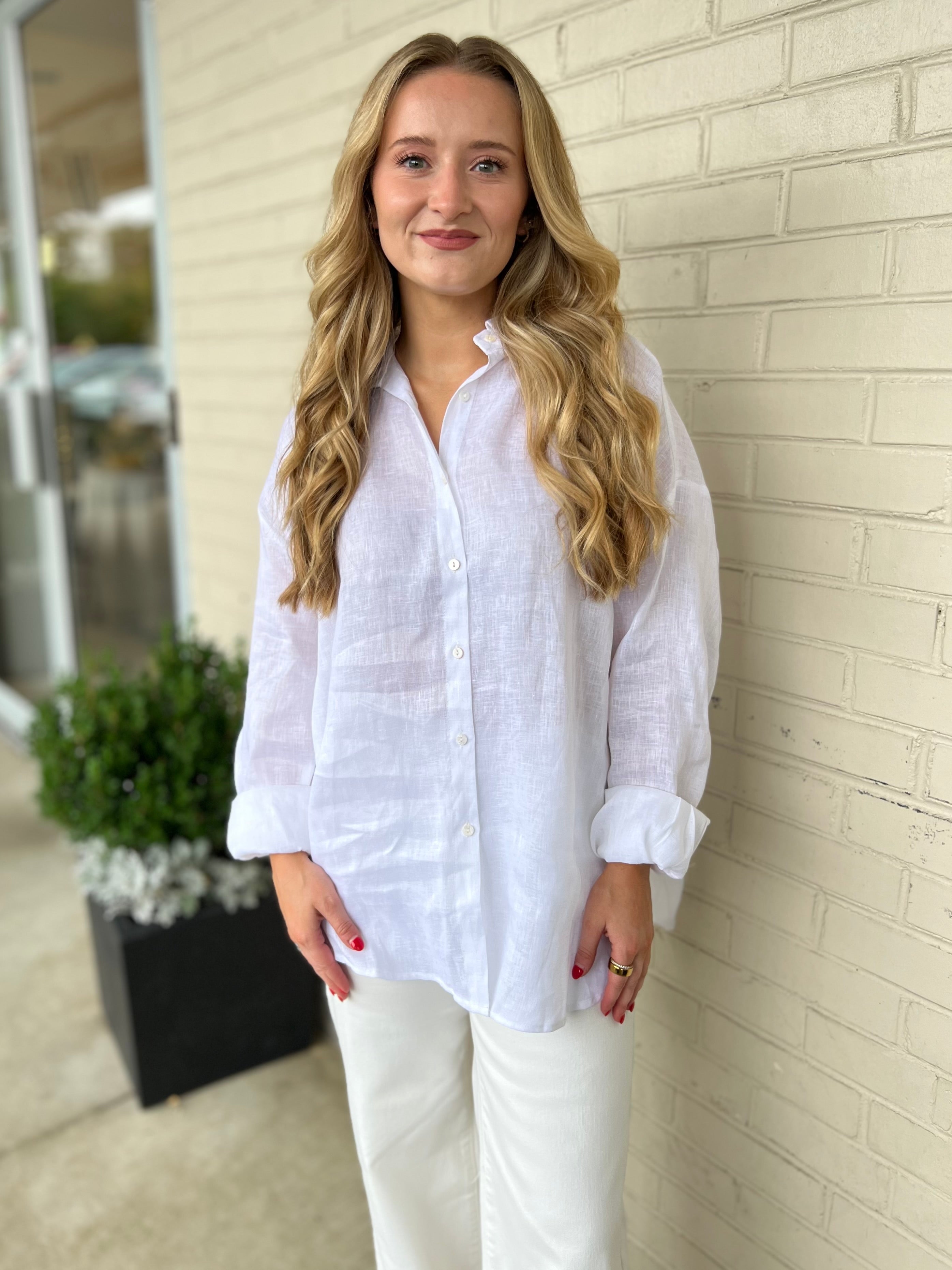 Olivaceous | Brenda Button Up Top | Sweetest Stitch Boutique