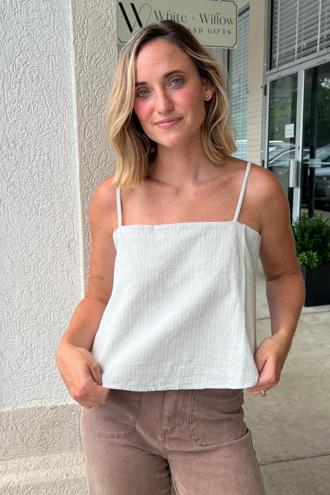 Z Supply | Bungalow Breeze Cropped Striped Tank | Sweetest Stitch