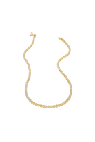 Brenda Grands | 18K Gold Diamond Tennis Necklace | Sweetest Stitch