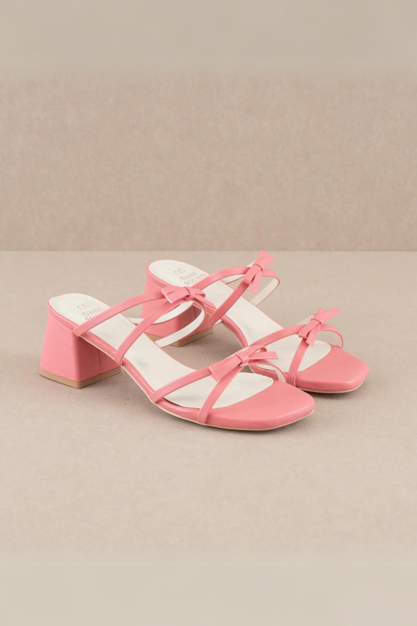 Oasis Society | Pink Bow Low Heels | Sweetest Stitch RVA Boutique