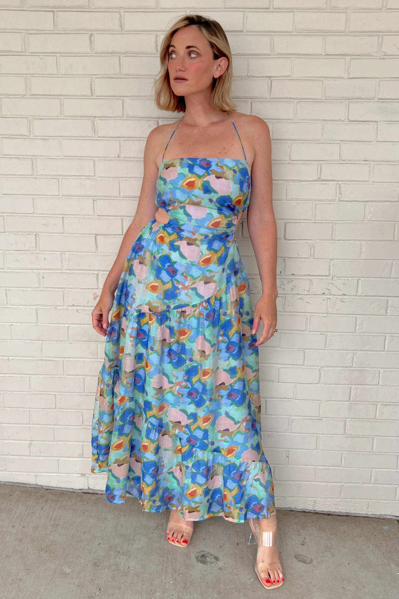 ASTR The Label | Blue Print Miaka Maxi Dress | Sweetest Stitch RVA