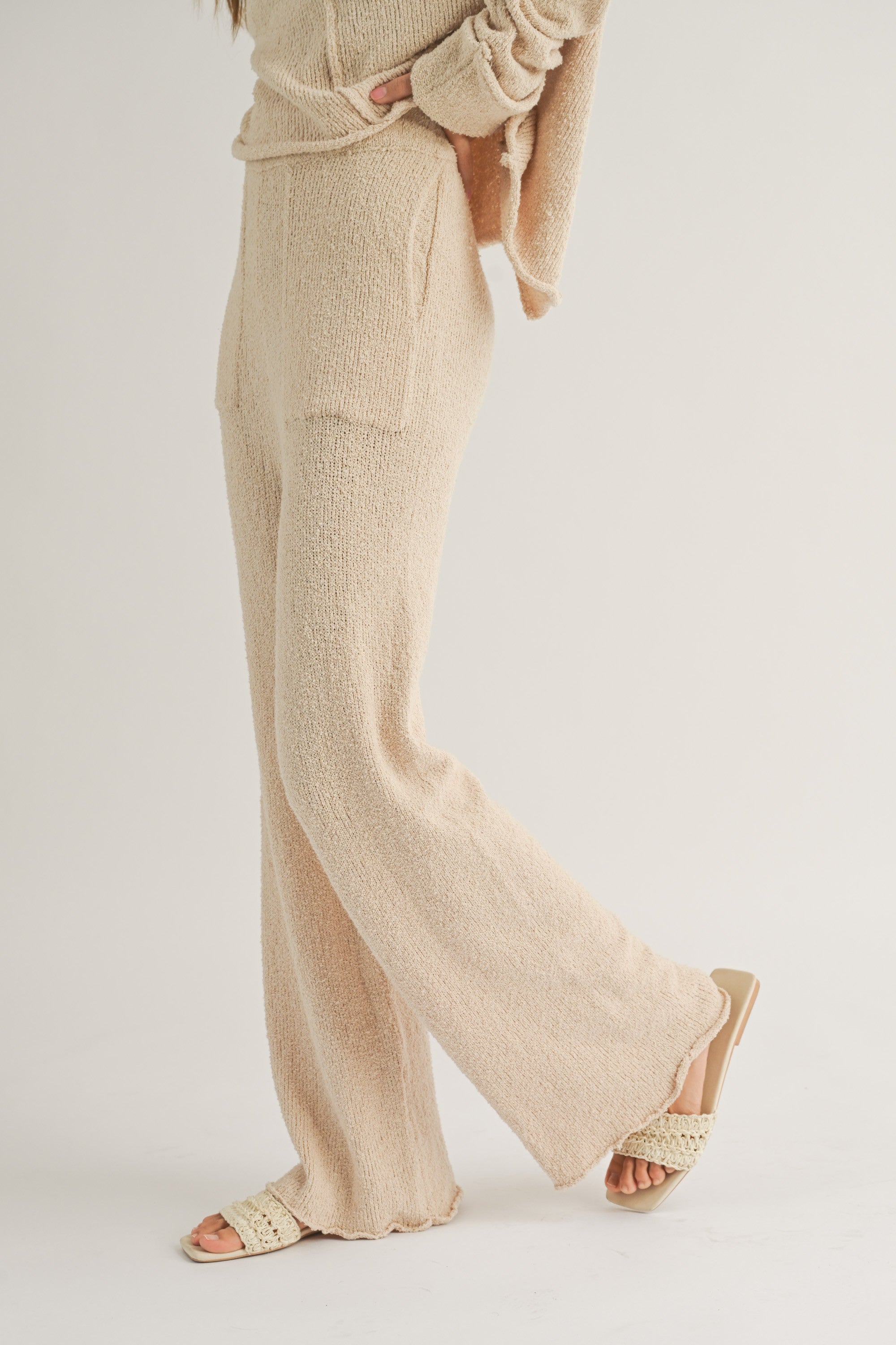 Miou Muse | Cream Sweater Pants | Sweetest Stitch Online Boutique